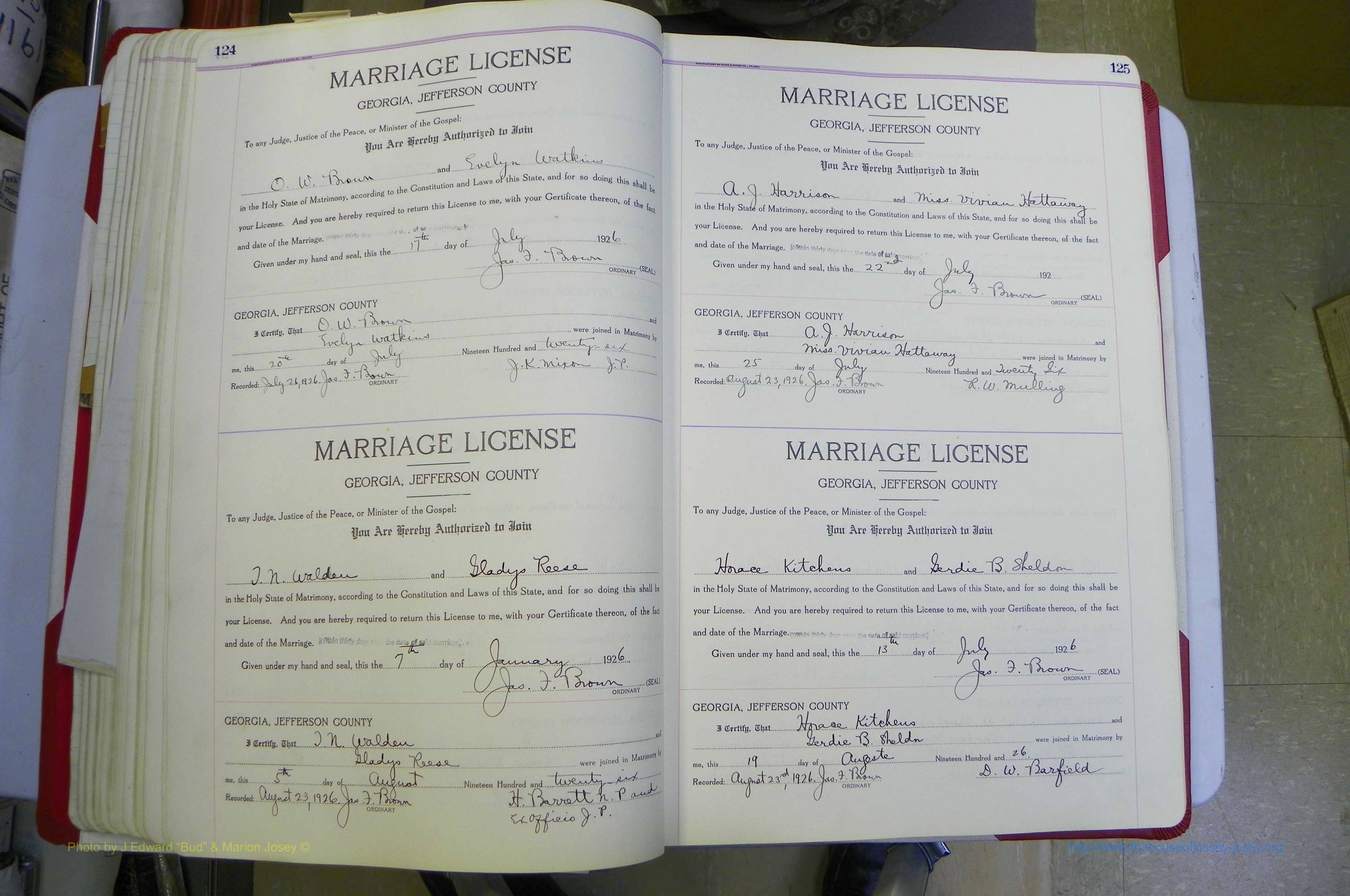 Jefferson Co, GA, Marriages Book C, 1922 - 1941, White (125).JPG