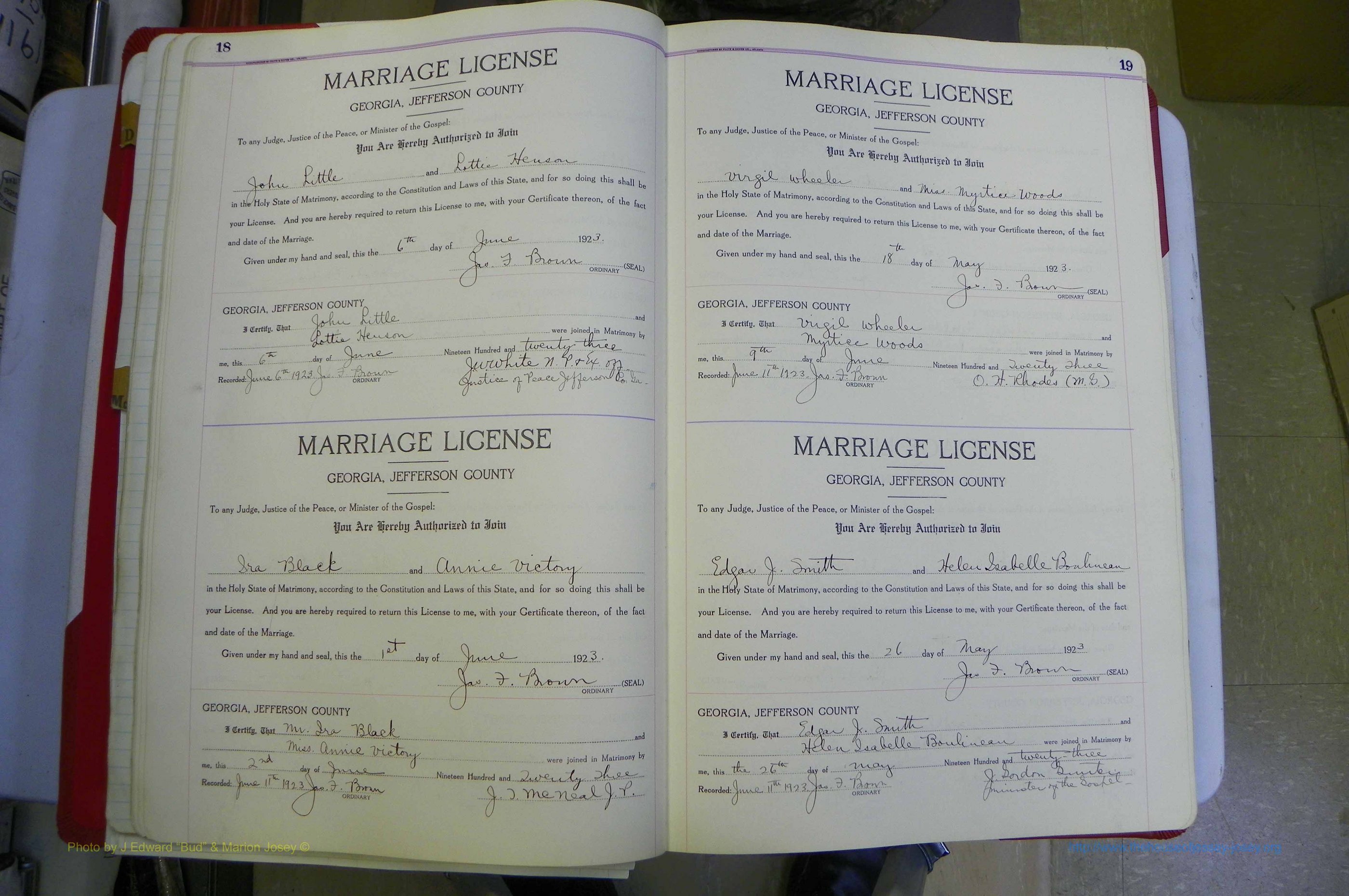 Jefferson Co, GA, Marriages Book C, 1922 - 1941, White (40).JPG