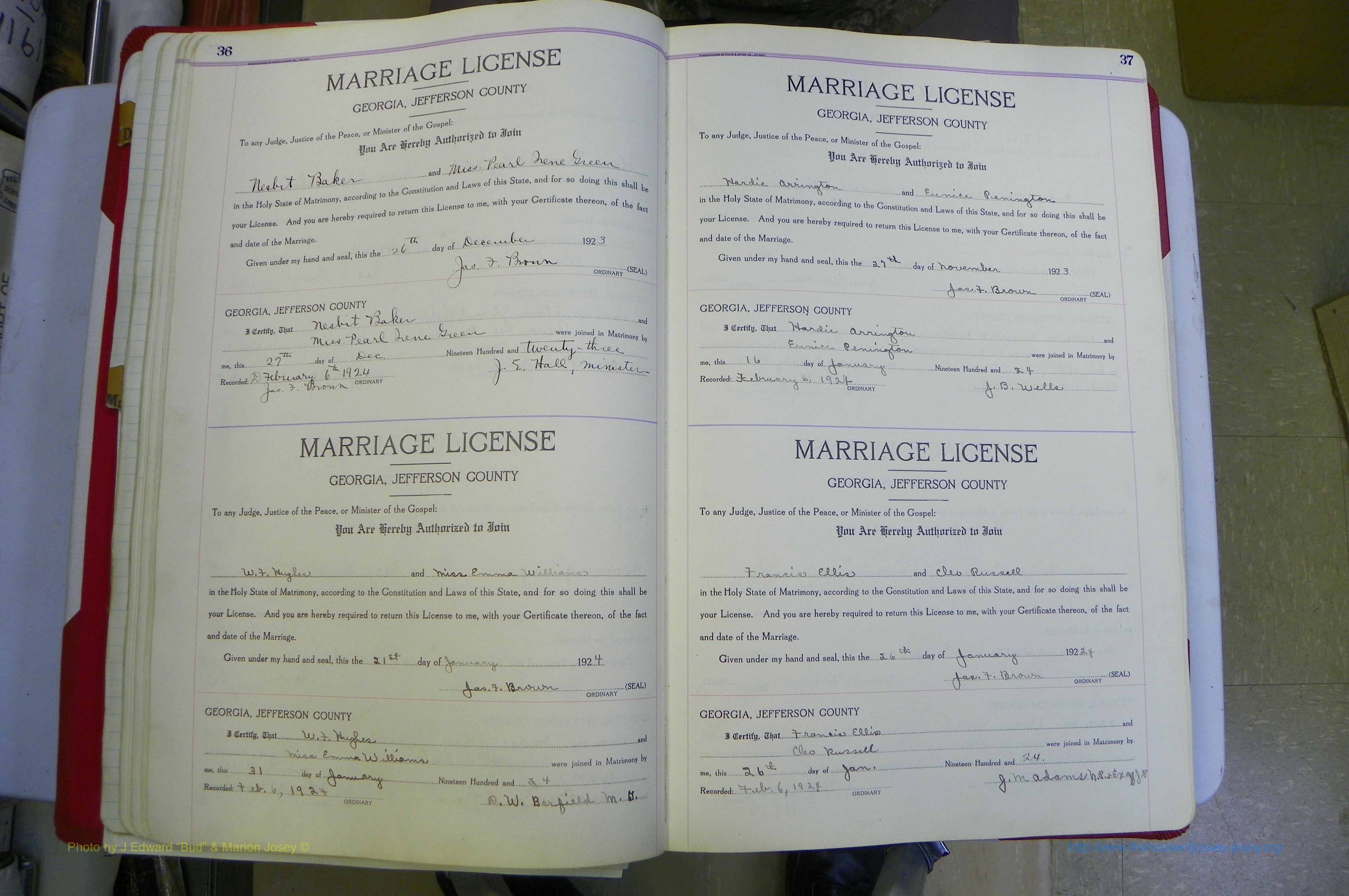 Jefferson Co, GA, Marriages Book C, 1922 - 1941, White (49).JPG