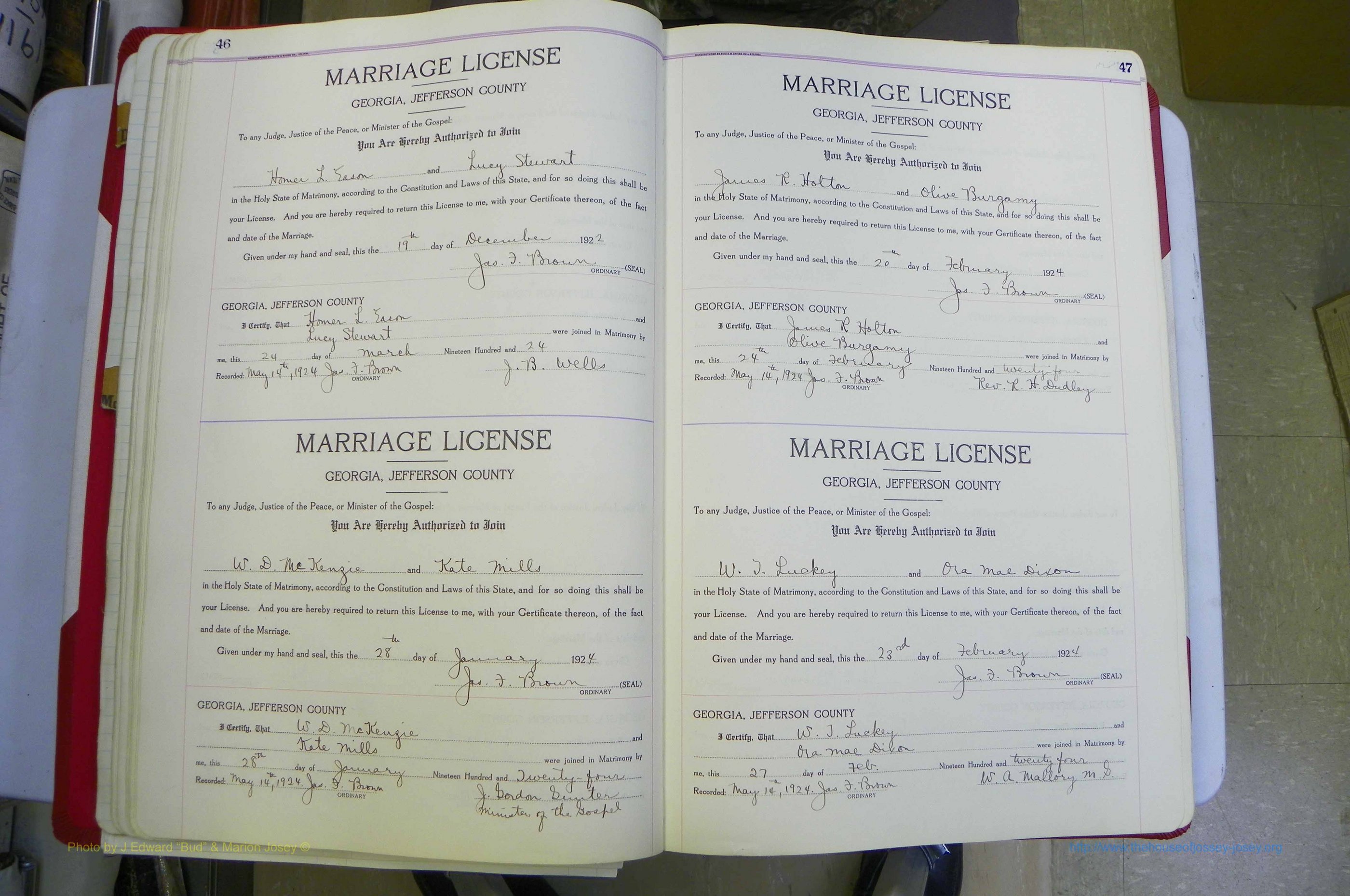 Jefferson Co, GA, Marriages Book C, 1922 - 1941, White (54).JPG