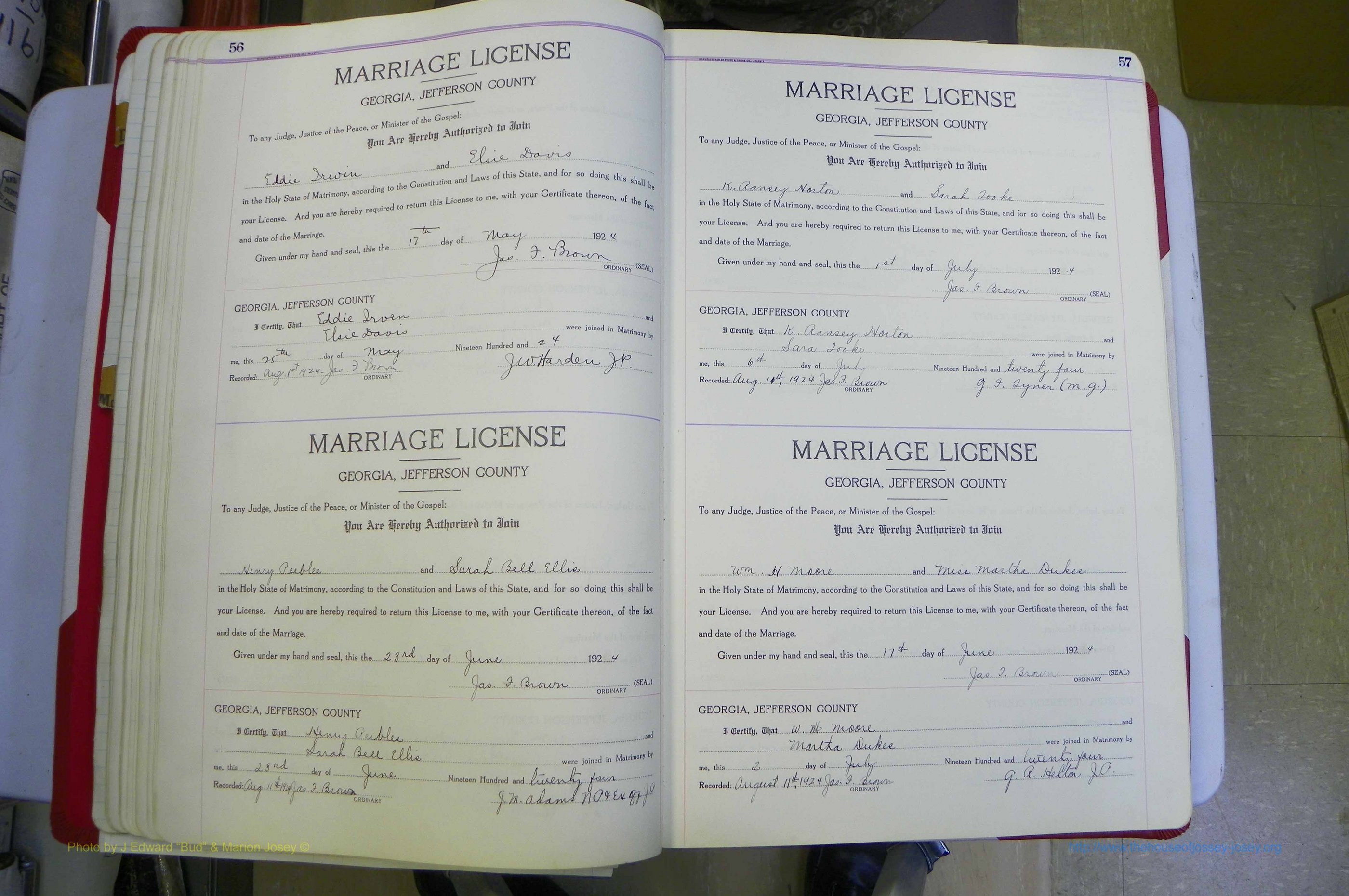 Jefferson Co, GA, Marriages Book C, 1922 - 1941, White (59).JPG