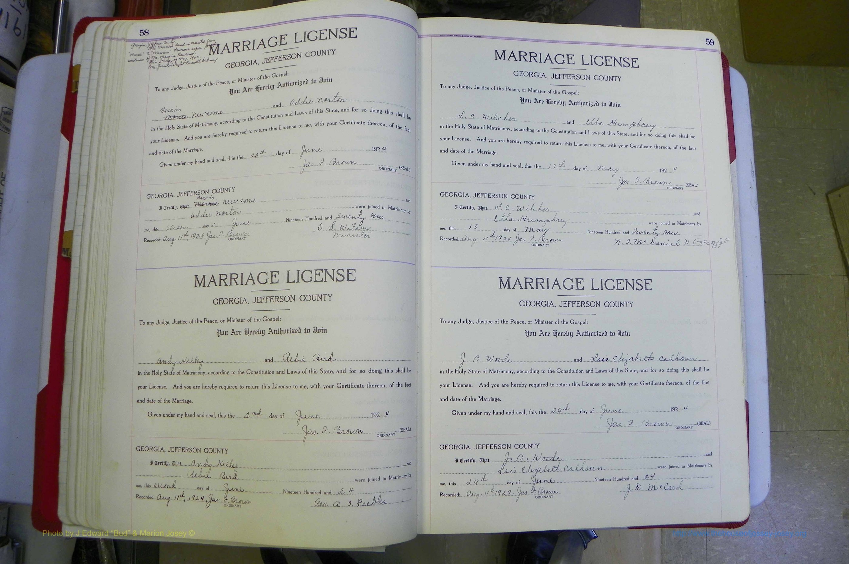 Jefferson Co, GA, Marriages Book C, 1922 - 1941, White (60).JPG