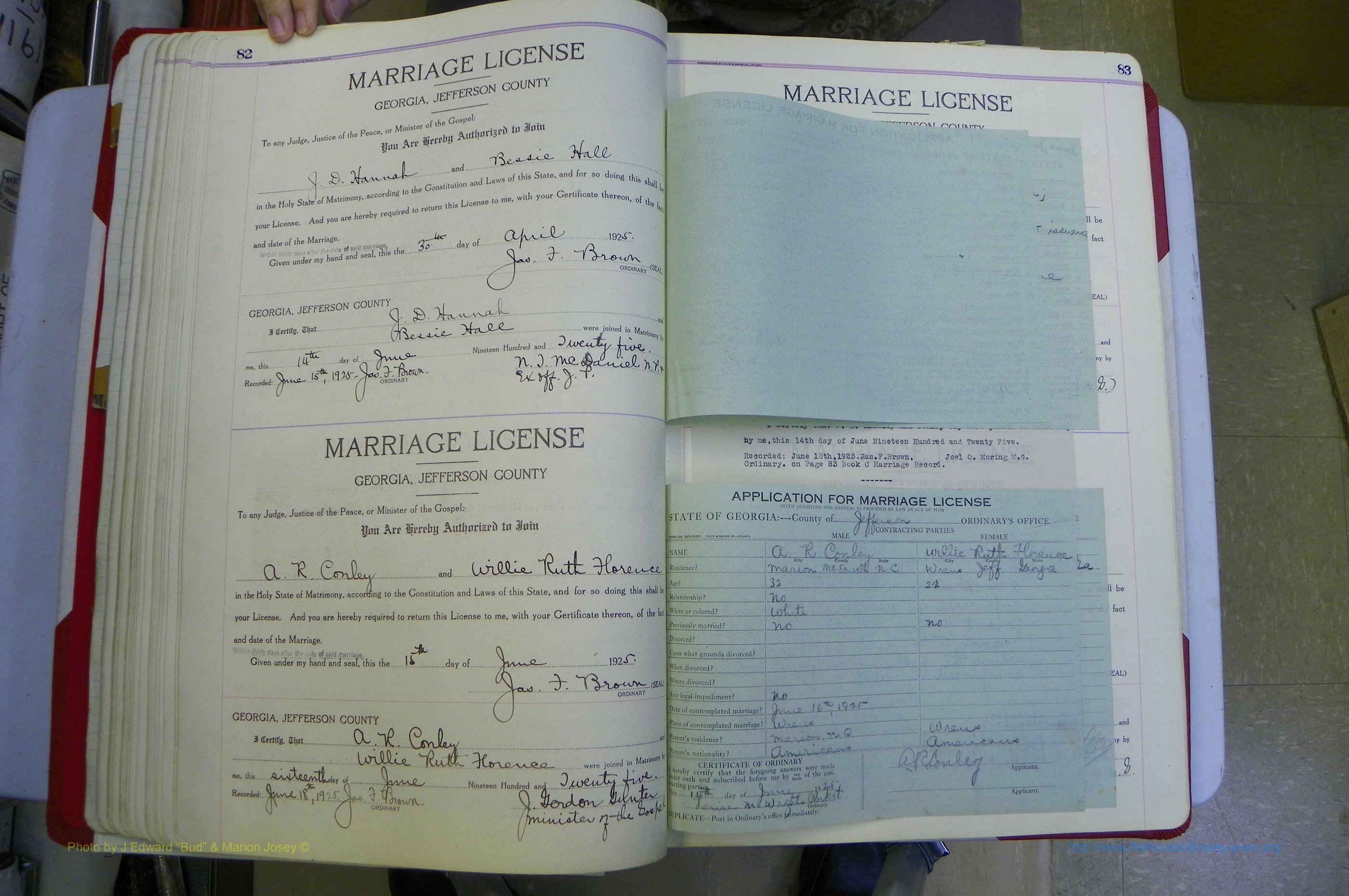 Jefferson Co, GA, Marriages Book C, 1922 - 1941, White (89).JPG