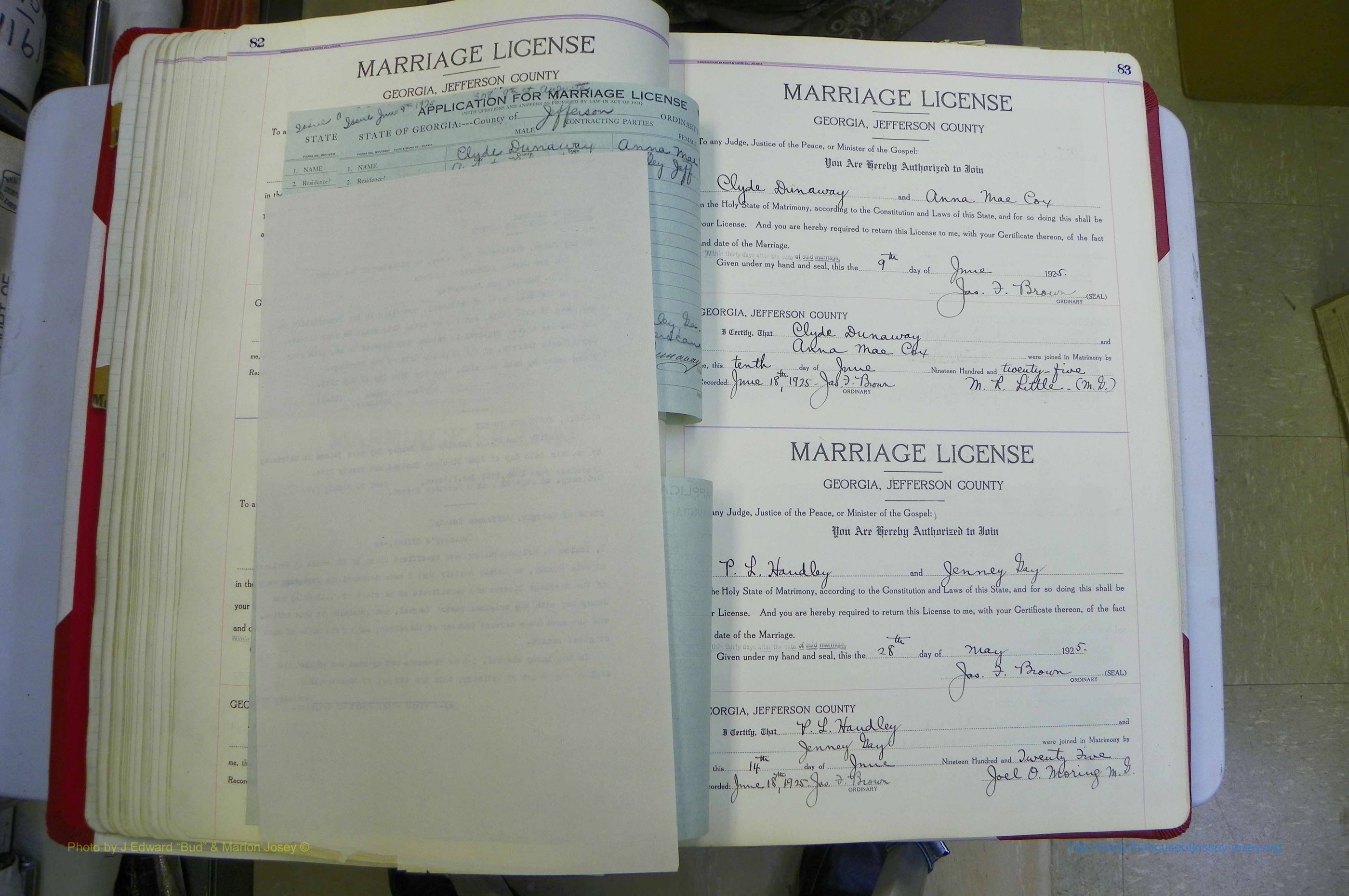 Jefferson Co, GA, Marriages Book C, 1922 - 1941, White (91).JPG