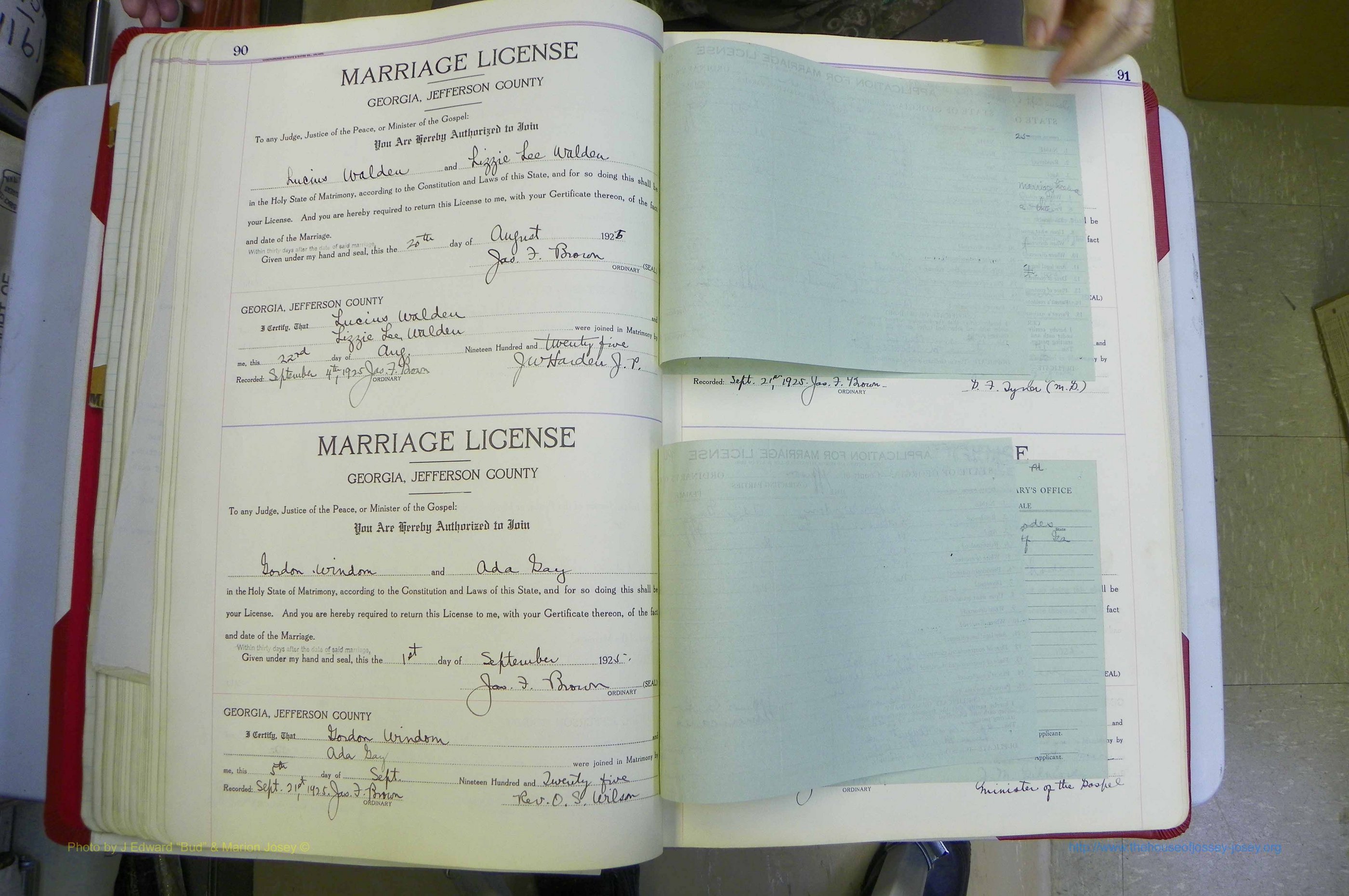 Jefferson Co, GA, Marriages Book C, 1922 - 1941, White (98).JPG