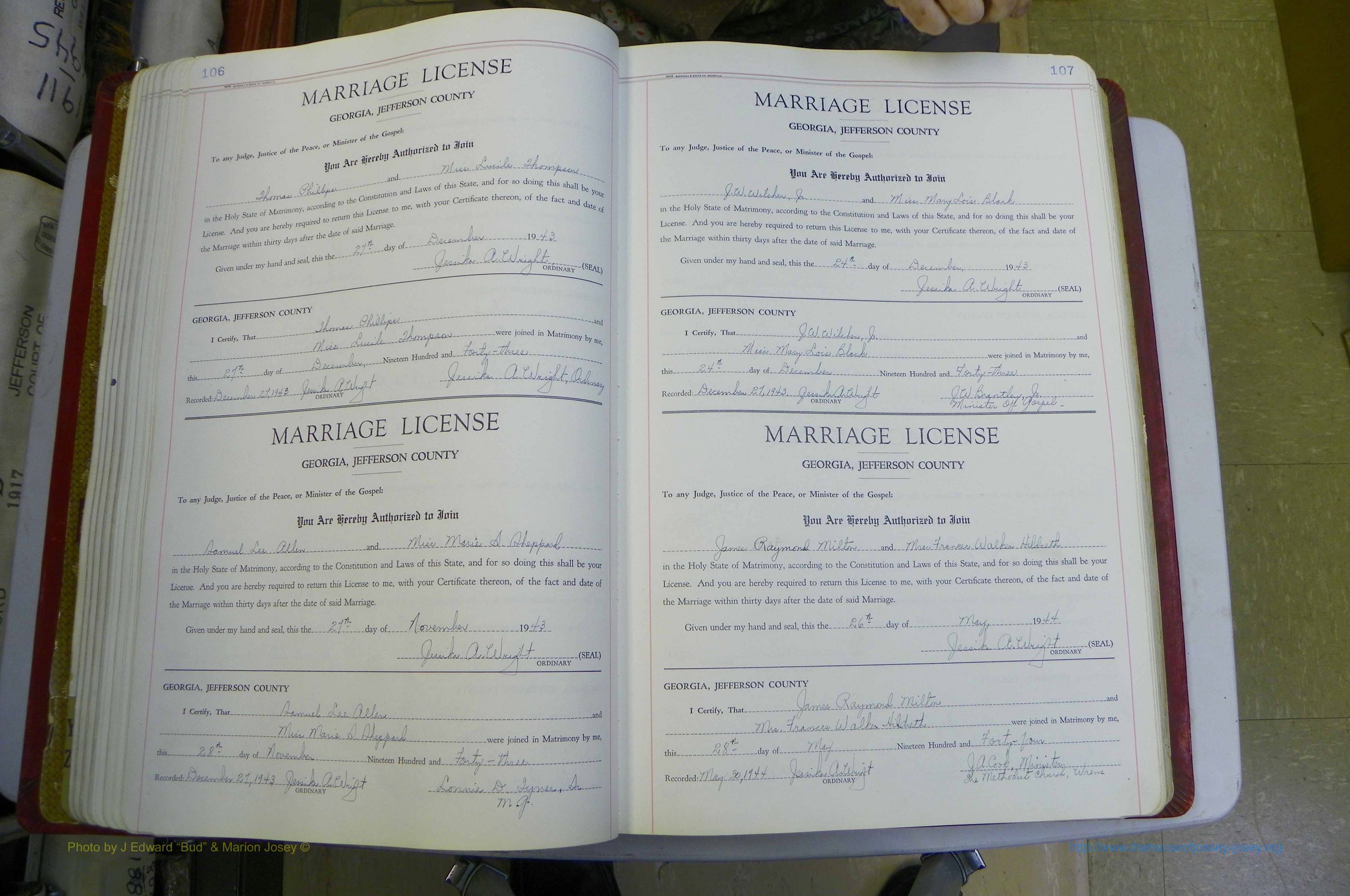 Jefferson Co, GA, Marriages Book D, 1941 - 1953, White (105).JPG