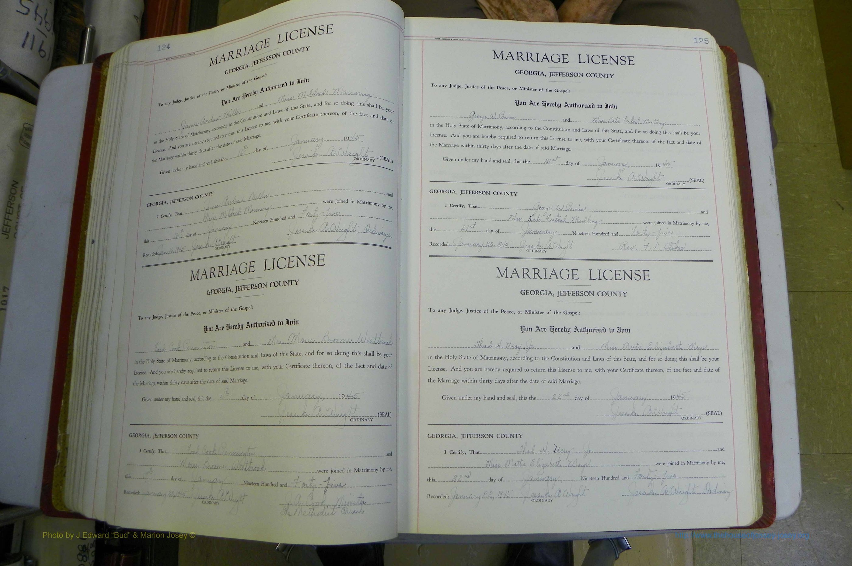 Jefferson Co, GA, Marriages Book D, 1941 - 1953, White (114).JPG