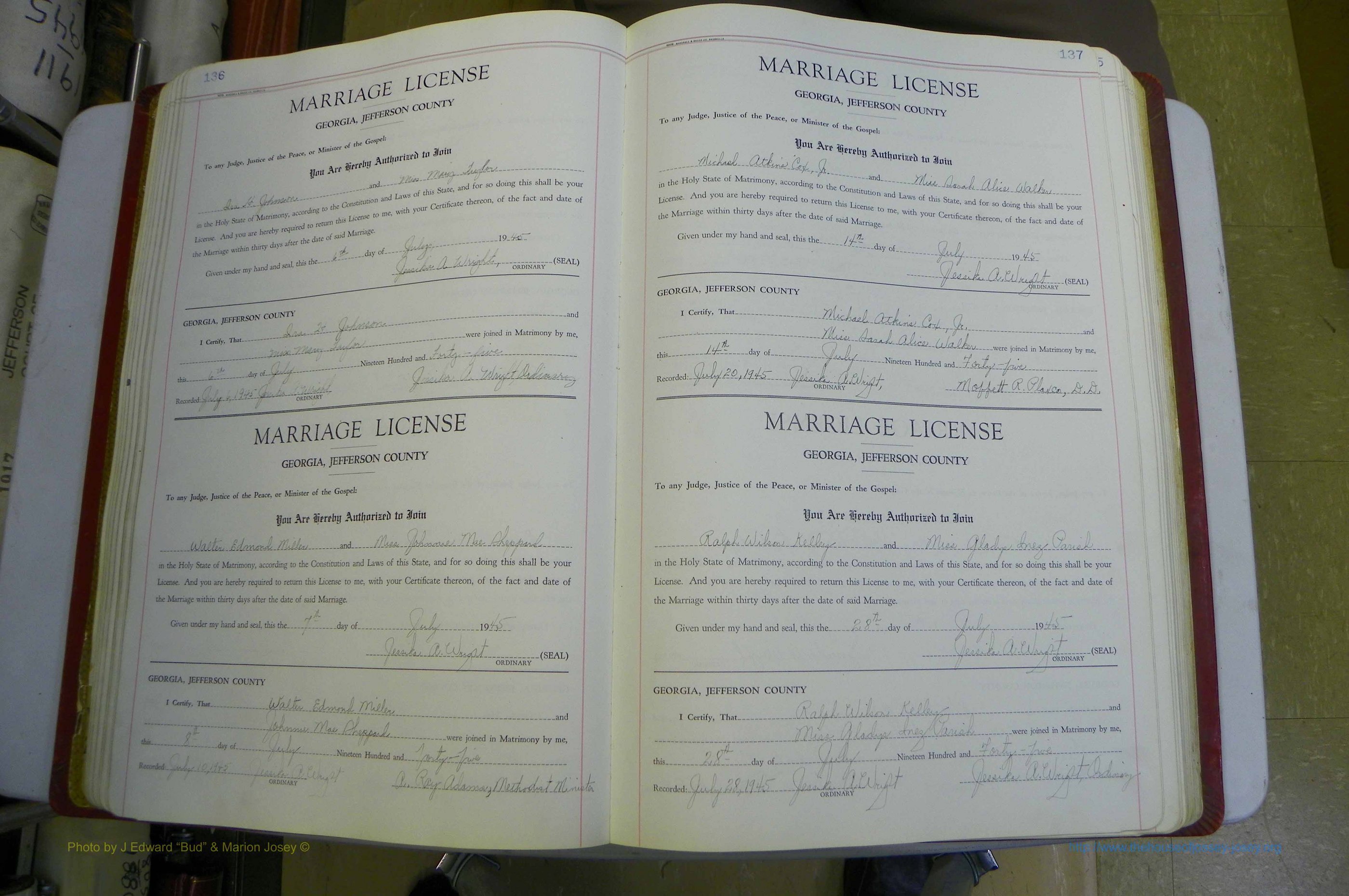 Jefferson Co, GA, Marriages Book D, 1941 - 1953, White (120).JPG