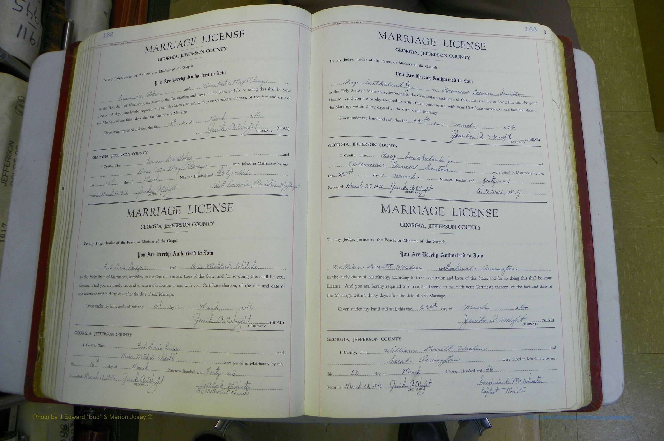 Jefferson Co, GA, Marriages Book D, 1941 - 1953, White (134).JPG