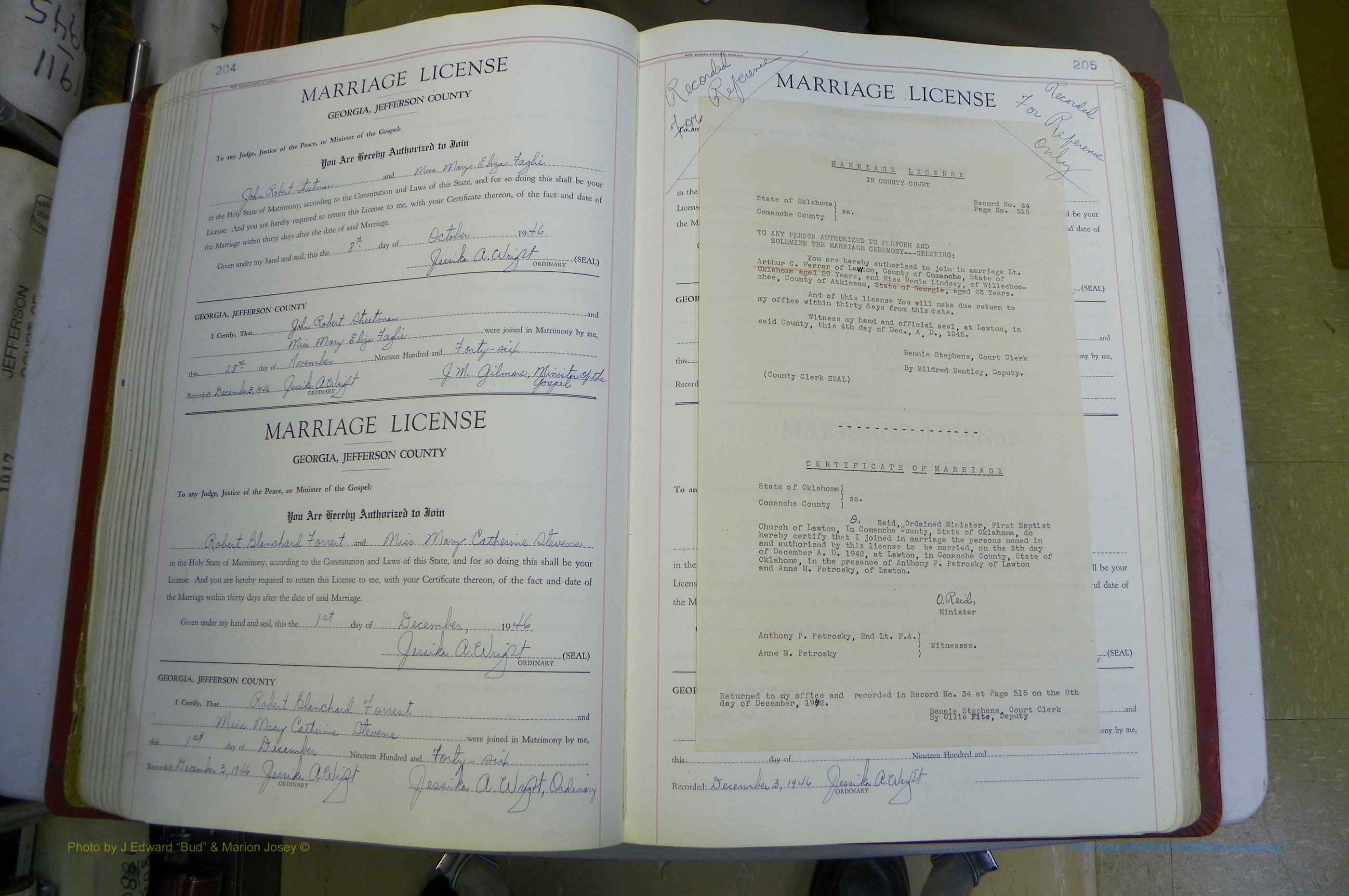 Jefferson Co, GA, Marriages Book D, 1941 - 1953, White (155).JPG