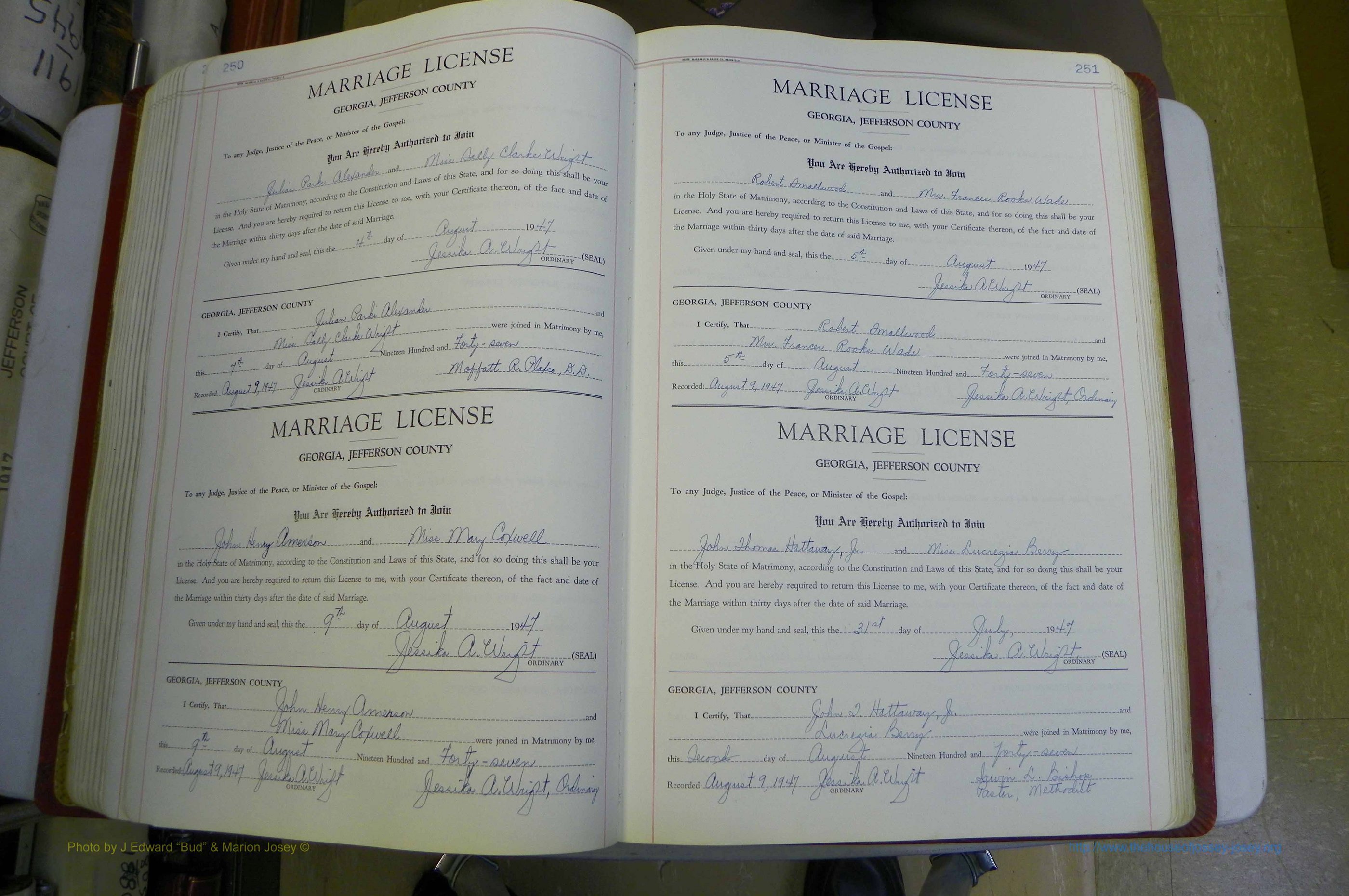 Jefferson Co, GA, Marriages Book D, 1941 - 1953, White (178).JPG