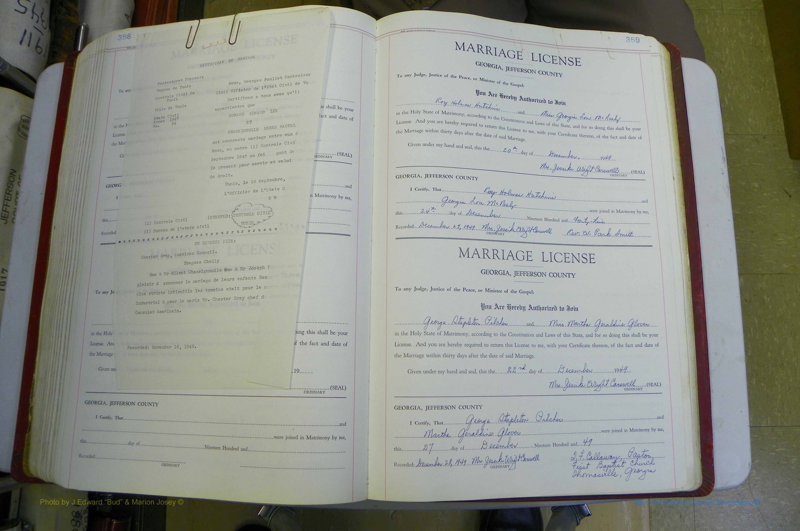 Jefferson Co, GA, Marriages Book D, 1941 - 1953, White (232).JPG