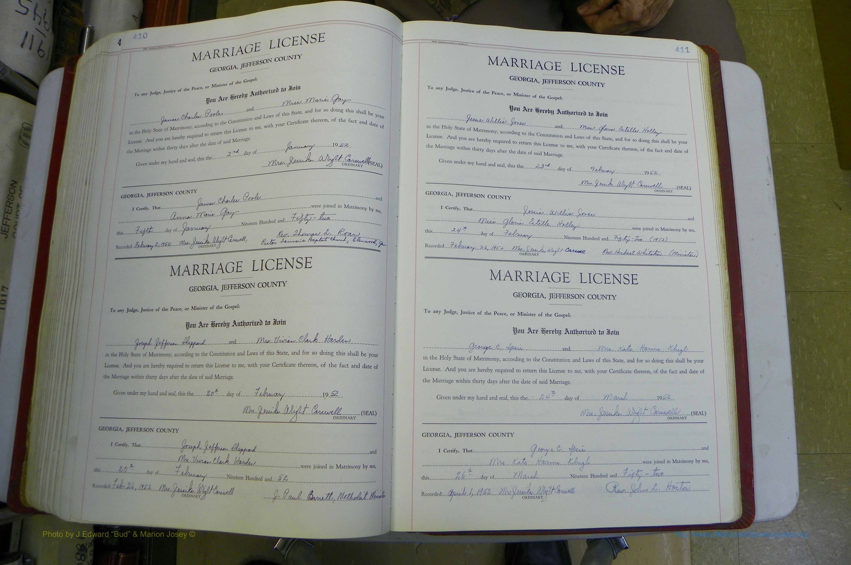 Jefferson Co, GA, Marriages Book D, 1941 - 1953, White (259).JPG