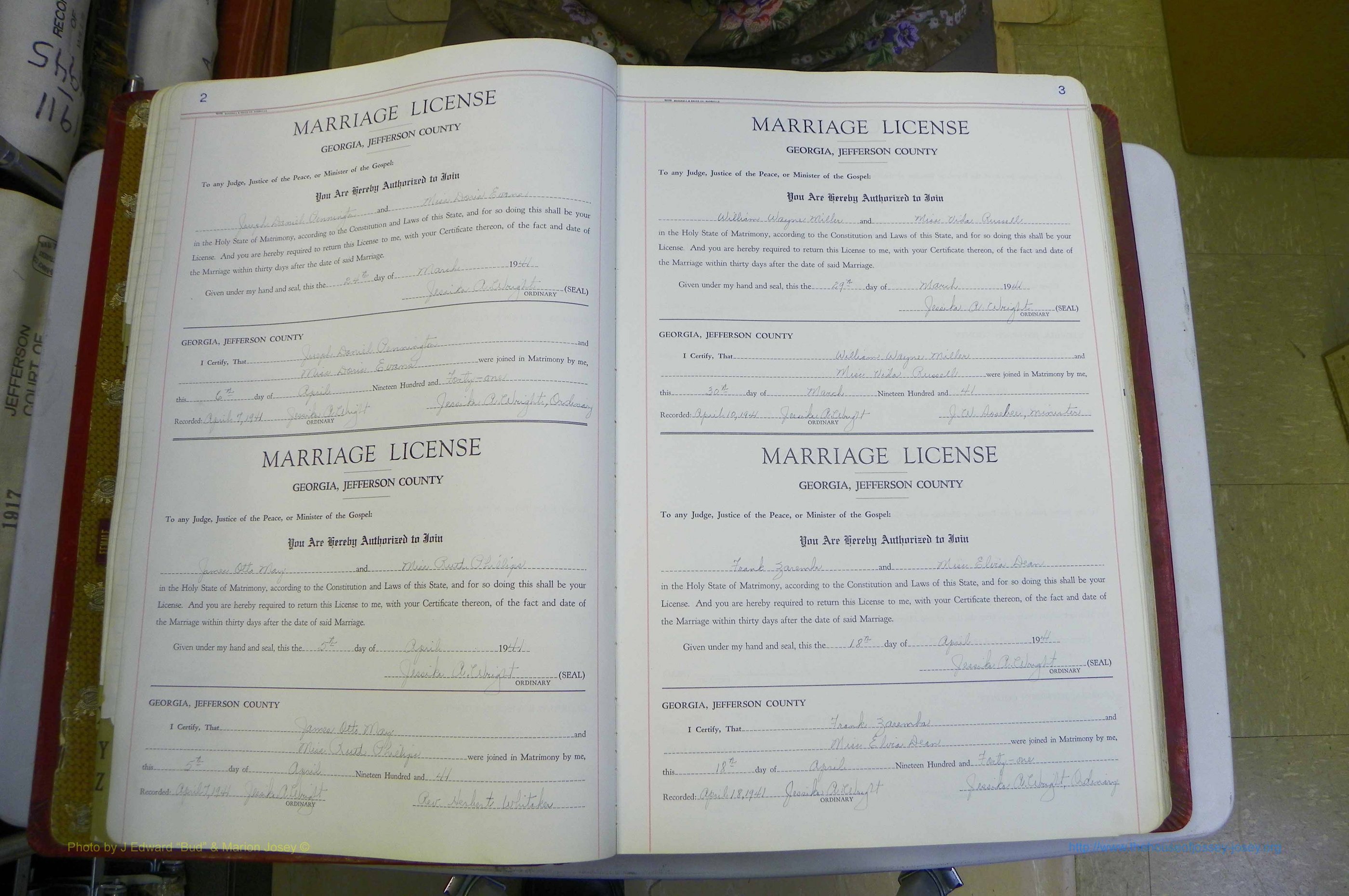 Jefferson Co, GA, Marriages Book D, 1941 - 1953, White (49).JPG