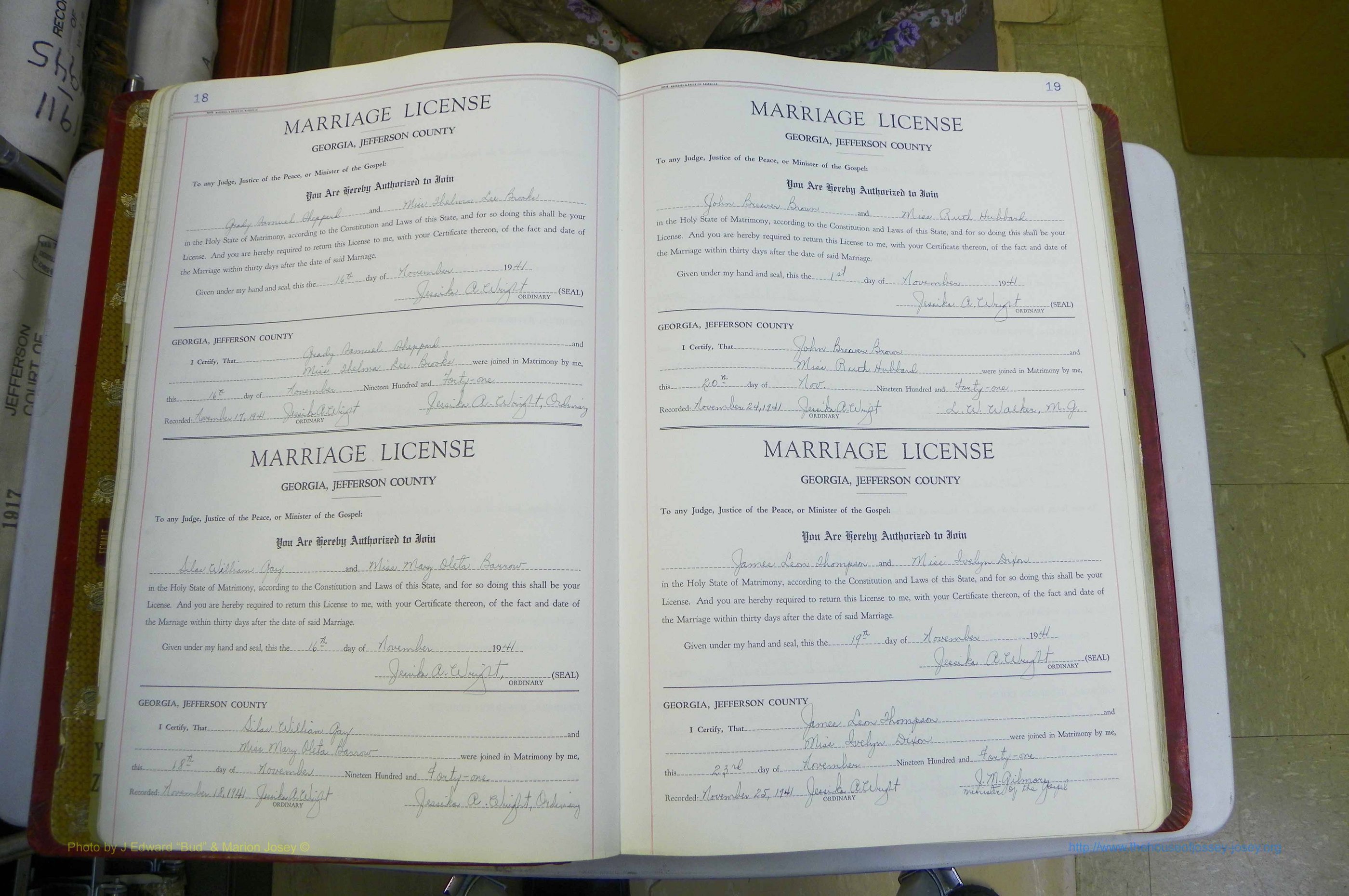 Jefferson Co, GA, Marriages Book D, 1941 - 1953, White (57).JPG