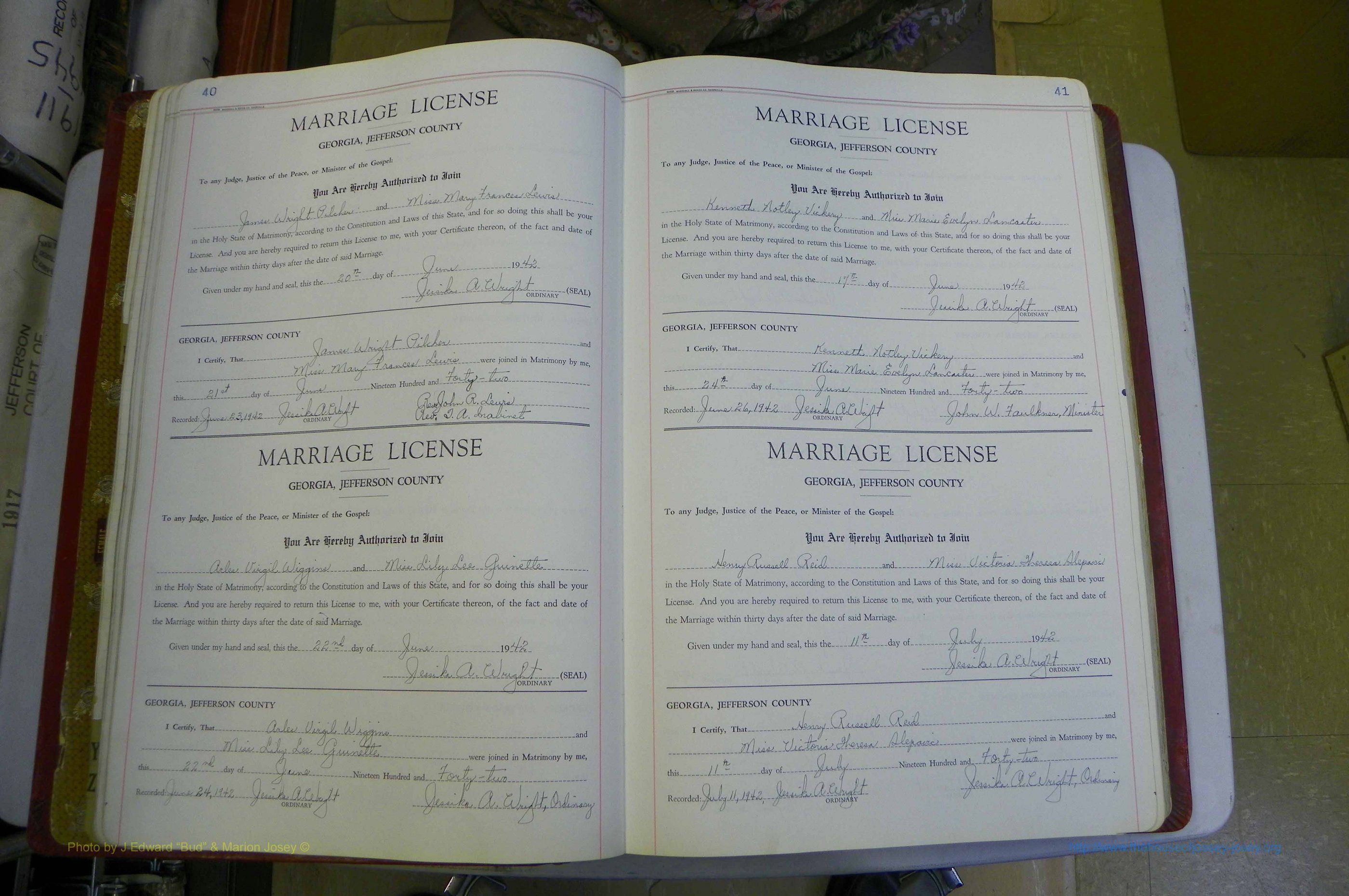 Jefferson Co, GA, Marriages Book D, 1941 - 1953, White (68).JPG