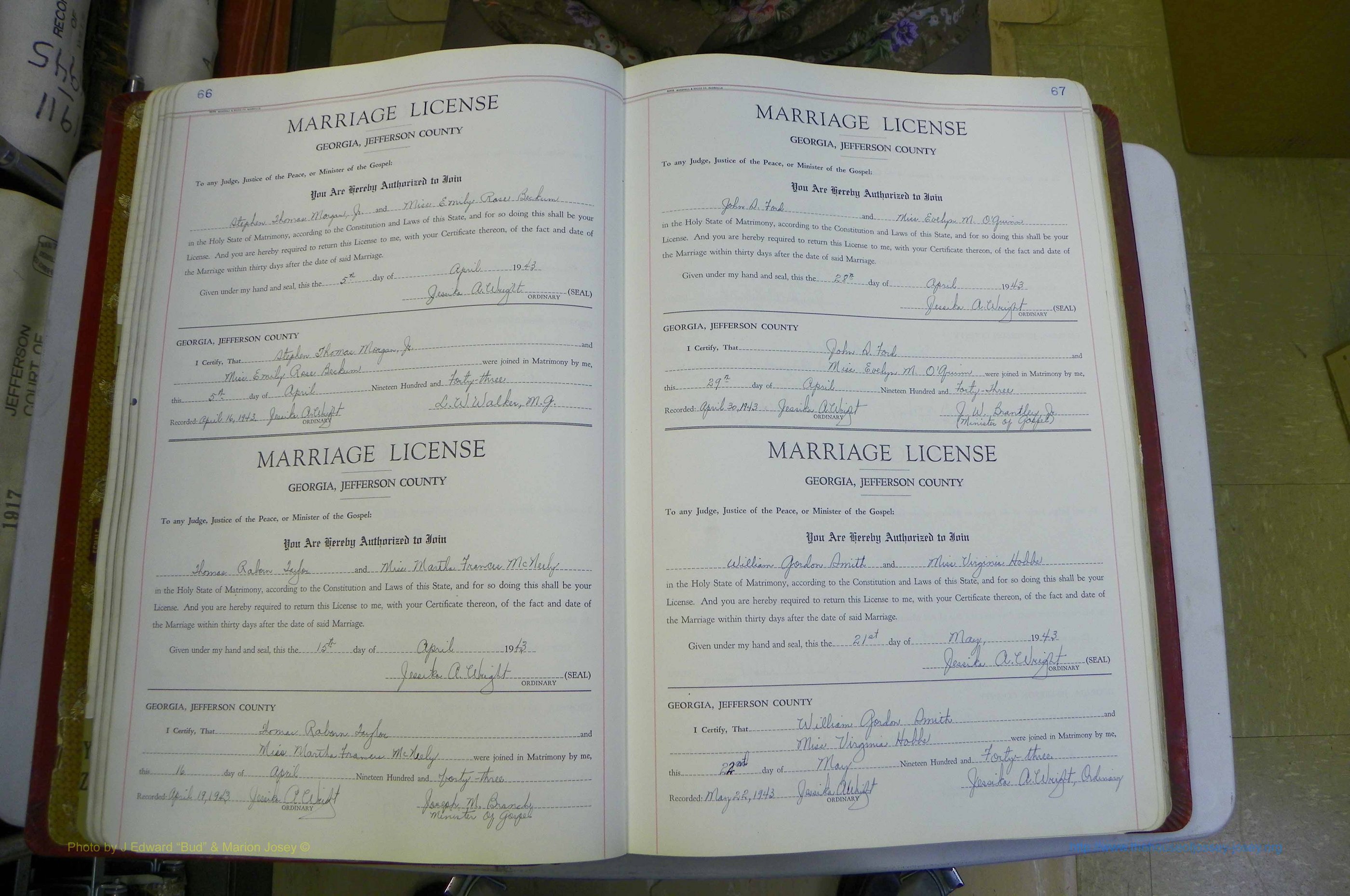 Jefferson Co, GA, Marriages Book D, 1941 - 1953, White (82).JPG