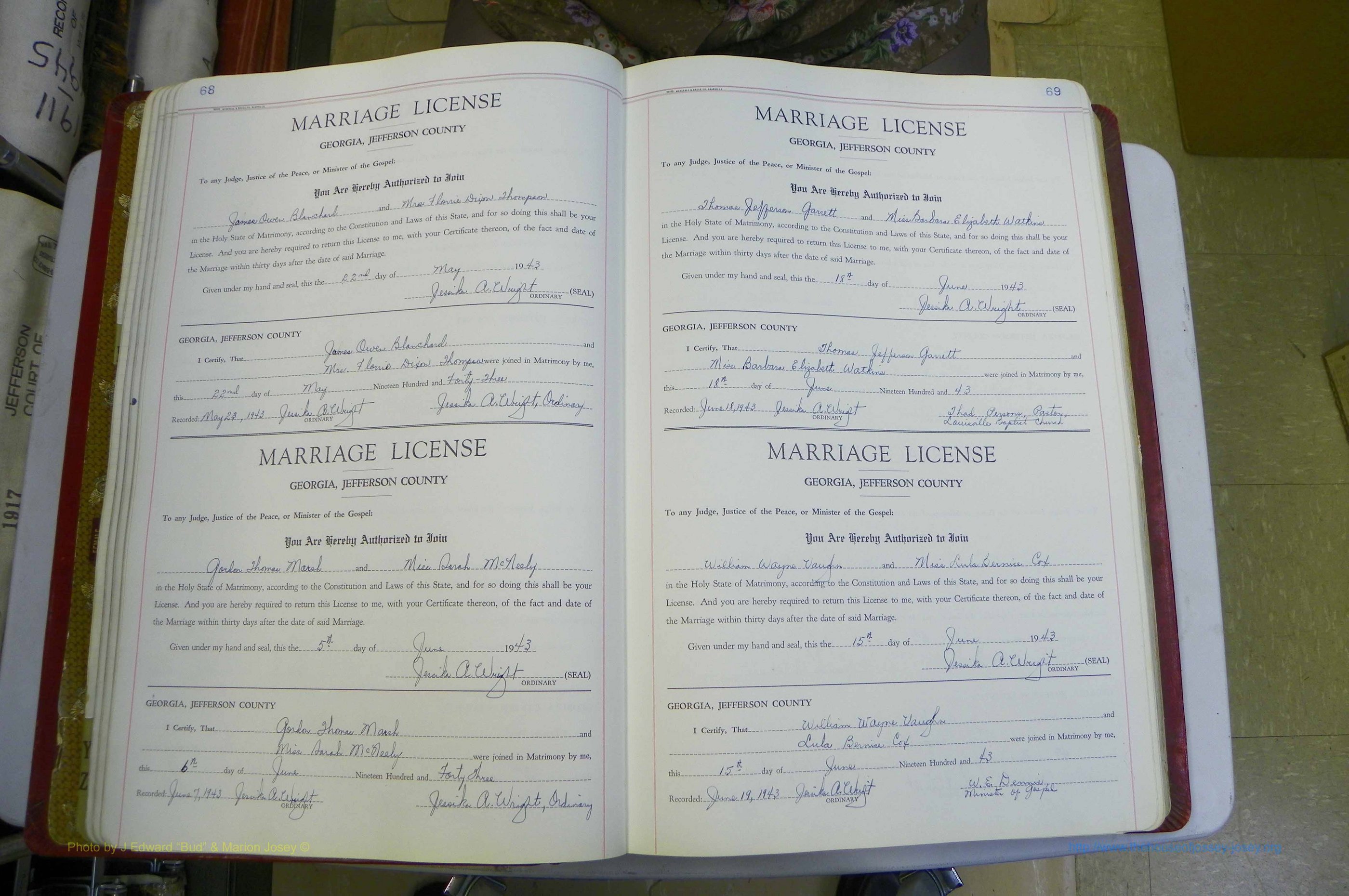 Jefferson Co, GA, Marriages Book D, 1941 - 1953, White (83).JPG