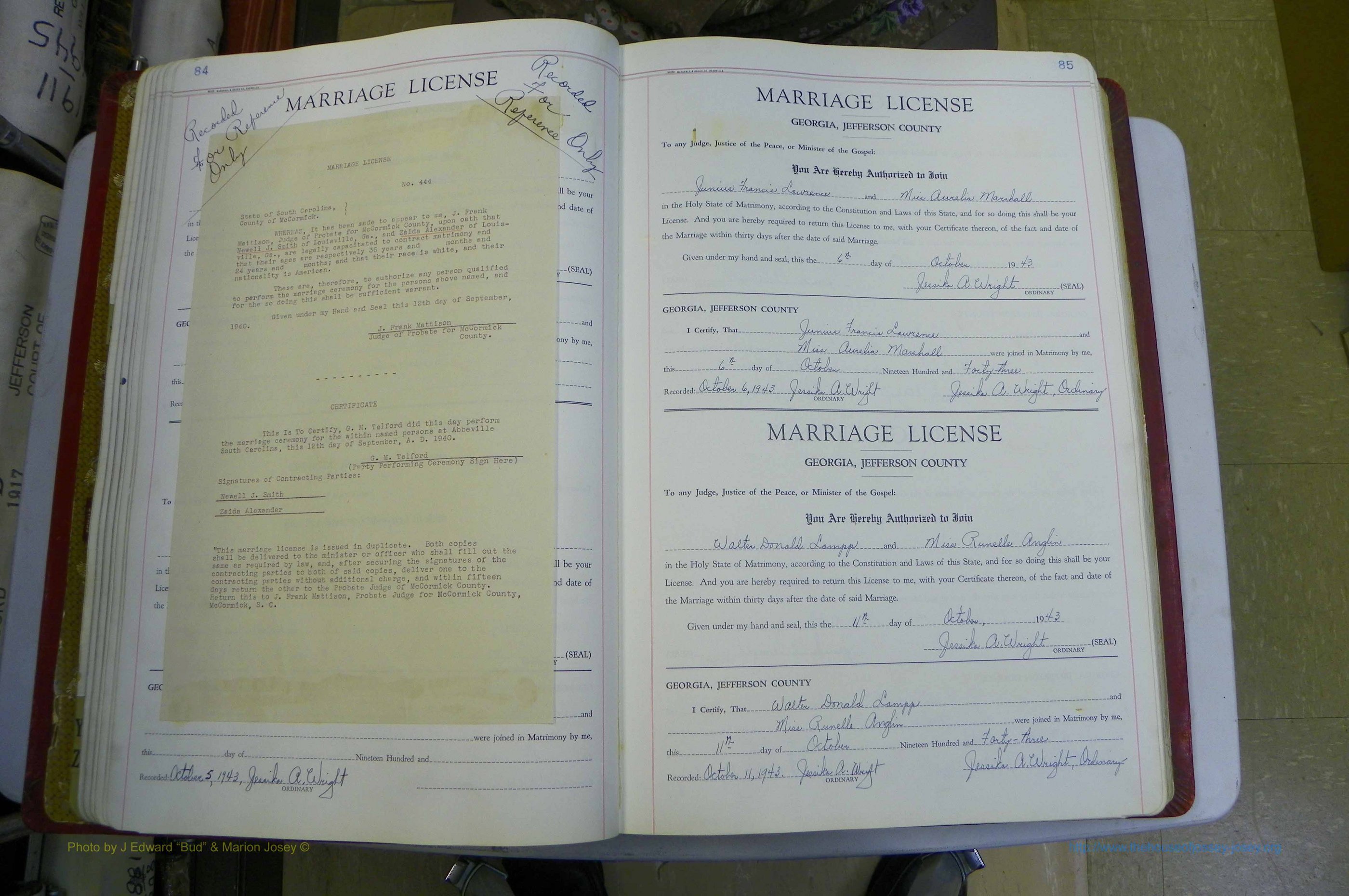 Jefferson Co, GA, Marriages Book D, 1941 - 1953, White (93).JPG