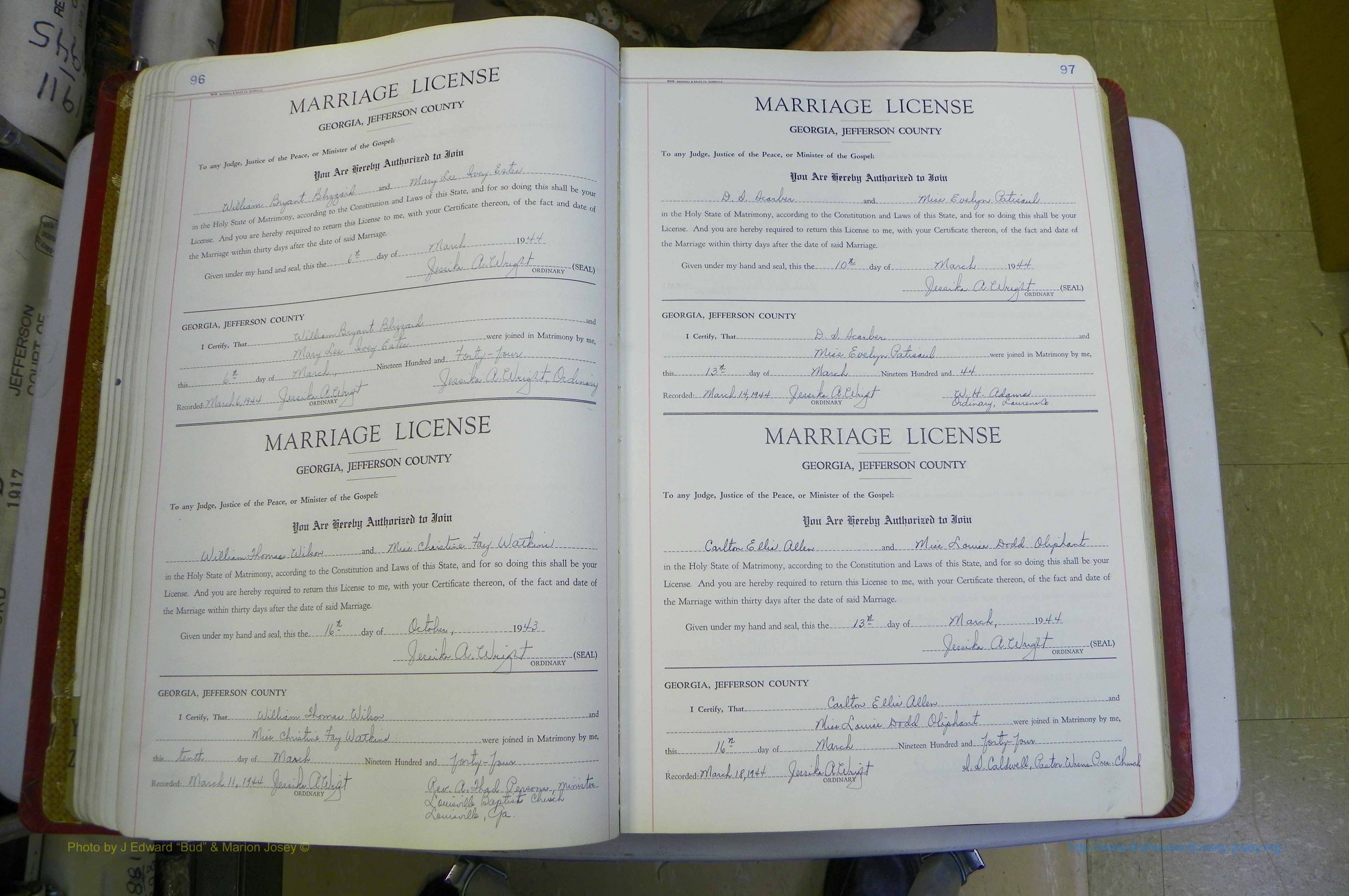 Jefferson Co, GA, Marriages Book D, 1941 - 1953, White (99).JPG