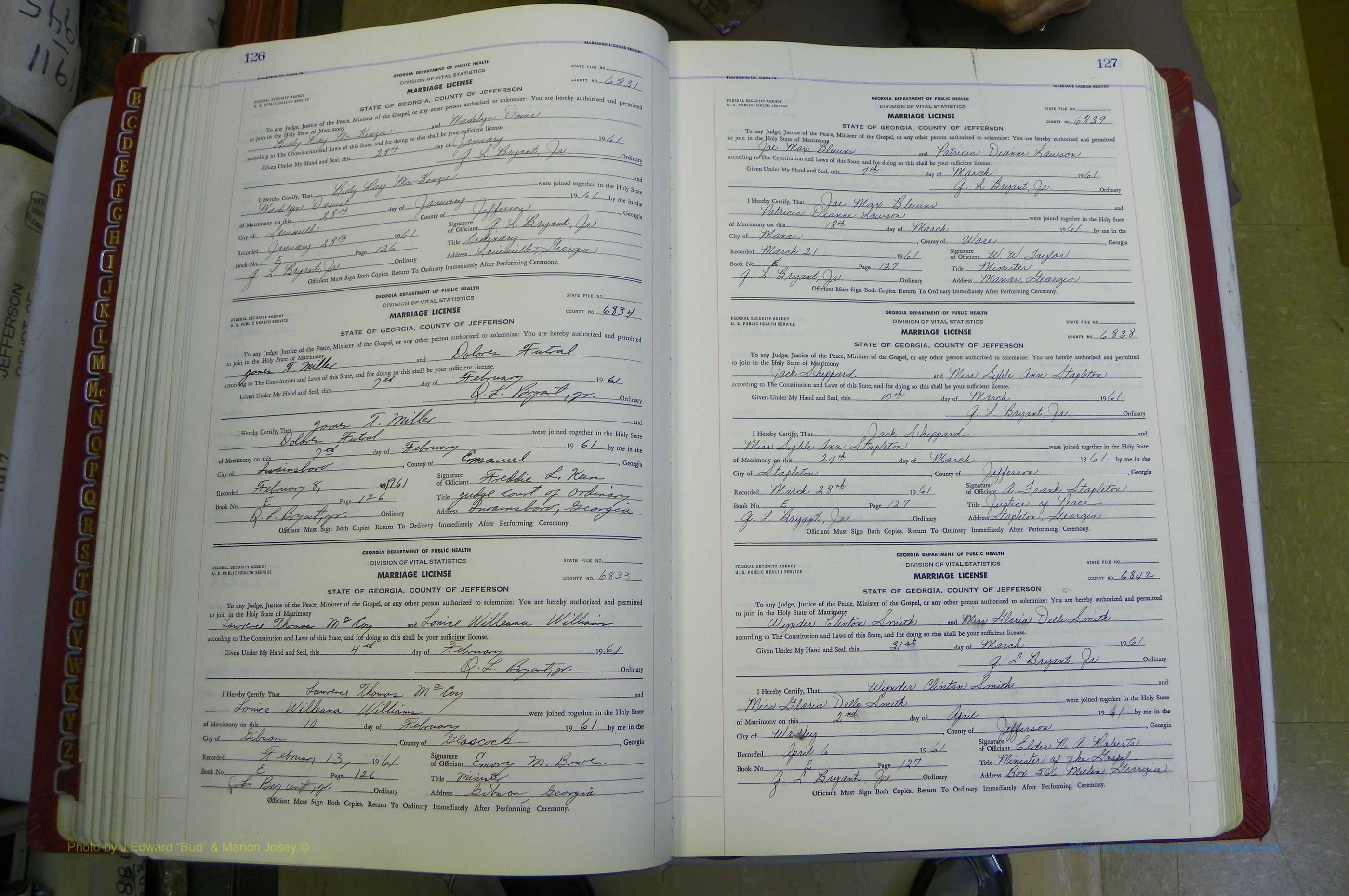 Jefferson Co, GA, Marriages Book E, 1952 - 1981, White (93).JPG