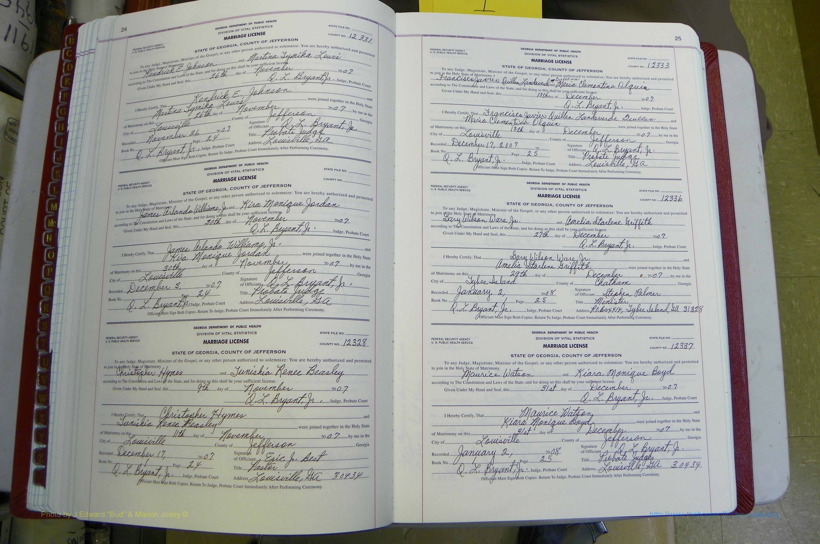 Jefferson Co, GA, Marriages Book G1, 2007 - (37).JPG