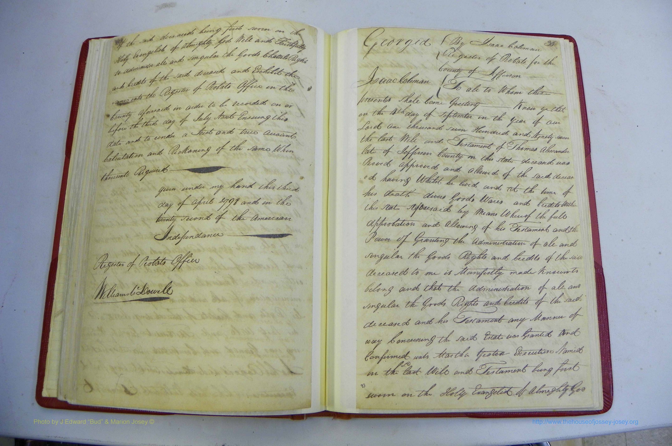 Jefferson Co, GA, Will Book 1-A, 1796 - 1827 (36).JPG