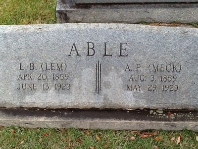 Able, Lemuel & A P Williams, Evergreen Cem, Tuscaloosa Co, AL.jpg