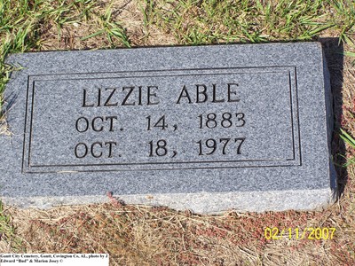 Able, Lizzie, Gantt City Cemetery, Gantt, Covington Co, AL.jpg