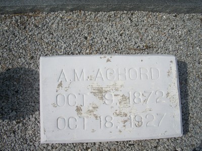 Achord, Arthur M, Bluewater Baptist Cemetery, Laurens Co, GA.jpg