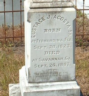 Acosta, Eustance John, Blackshear Cemetery, Pierce Co, GA.jpg