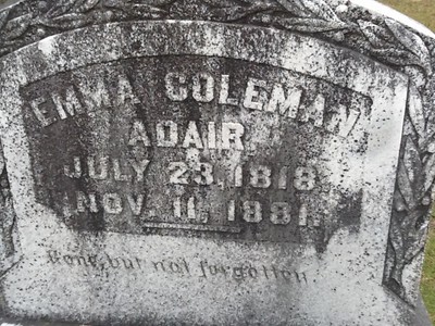 Adair, Emma Coleman, Berea Cemetery, Henry Co, GA.jpg