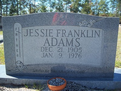 Adams, Jesse Franklin, New Hope Bapt Cem, Covington Co, AL.jpg