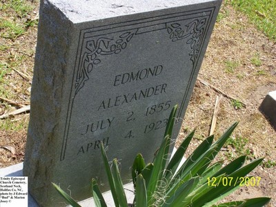 Alexander, Edmond,  Trinity Cemetery Scotlamd Neck, Halifax Co, NC 432.jpg