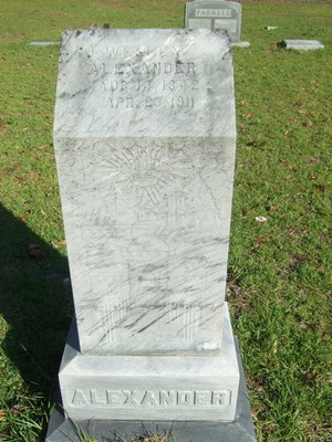 Alexander, James Wesley, Cypress Cemetery, Lee Co, SC.jpg