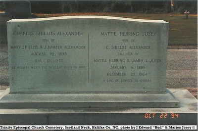 Alexander, Mattie Herring Josey, Trinity Cem, Halifax Co, NC.jpg