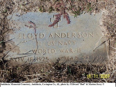 Anderson, Lloyd War, Andalusia Memorial Cem, Covington Co, AL.jpg