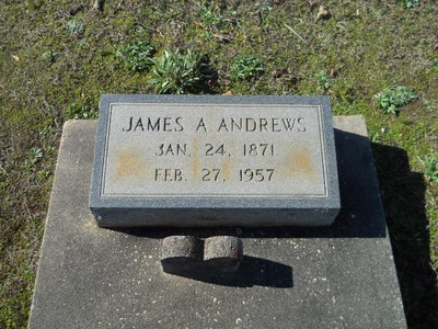 Andrews, James A, Old Town Cemetery, Conecuh Co, AL.jpg