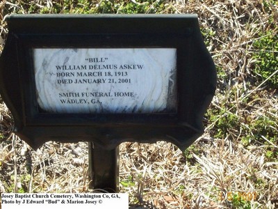 Askew, William Delmus, Josey Baptist Church Cemetery, Washington Co, GA, 040 [800x600].jpg