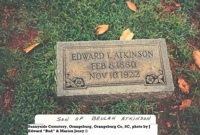 Atkinson, Edward L, Sunnyside Cem, Orangeburg, Orangeburg Co, SC.jpg