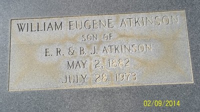 Atkinson, William Eugene, Double Branch Cemetery, Orangeburg Co, SC.jpg