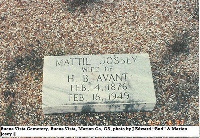 Avant, Martha Lucinda Jossey, Buena Vista Cem, Marion Co, GA.jpg