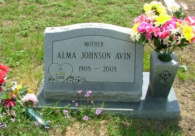 Avin, Alma Lola Johnson, Pinewood Cem, Sumter Co, SC.jpg
