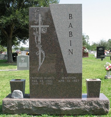 Babin, Thomas Marix & Maryon A Sterling, Cedar Crest Cem, Harris Co, TX.jpg
