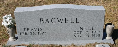 Bagwell, Travis & Nell, Zion Hill Cemetery, Trinity Co, TX.jpg