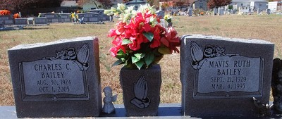 Bailey, Charles C & Mavis Ruth Josey, West View Cem, Lenior Co, NC.jpg
