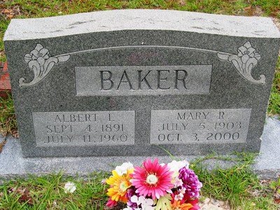 Baker, Albert L & Mary H Robertson,. Beulah United Meth. Cem, Kershaw Co, SC.jpg