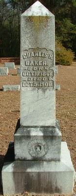 Baker, Charles H, Mayesville Cemetery, Sumter Co, SC.jpg