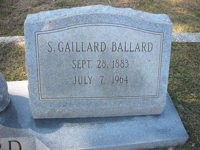 Ballard, Samuel Gilland, Pine Crest Cemetery, Clarke Co, AL.jpg