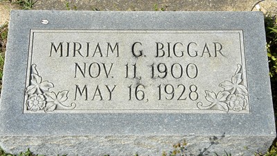 Biggar, Miriam G, Bastrop Cemetery, Morehouse Parish, LA.jpg